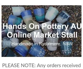 Handsonpottery.com.au(Hands on Cups) Screenshot