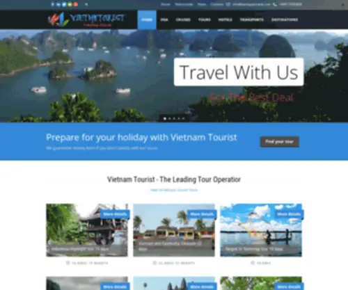 Handspantravel.com(Vietnam Tourist) Screenshot