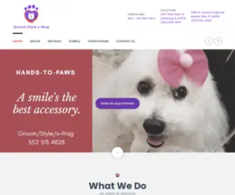 Handstopawsgrooming.com(Professional Dog Grooming service in Citrus and Marion County) Screenshot