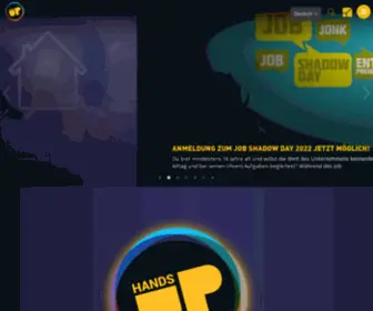 Handsup.lu(Page d'accueil) Screenshot