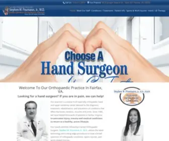 Handsurgeonfairoaks.com(Dr Stephen Pournaras) Screenshot