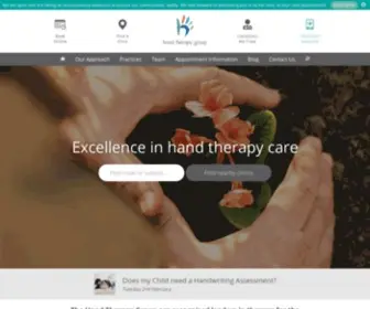 Handtherapy.com.au(Leaders in therapy for the hand and upper limb) Screenshot