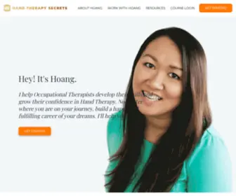 Handtherapysecrets.com(Try Leadpages Free for 14 Days Try Leadpages Free for 14 Days) Screenshot