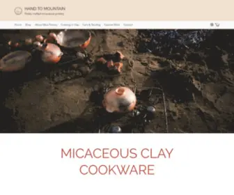 Handtomountain.com(Hand to Mountain Micaceous Clay Cookware) Screenshot