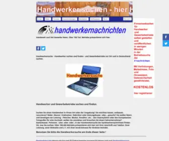 Handwerkernachrichten.de(Suchen) Screenshot
