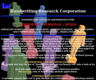 Handwriting.com(Handwriting Research Corporation) Screenshot