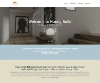 Handy-Build.co.uk(Home) Screenshot