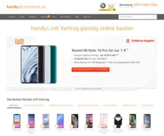 Handy-Deutschland.de(Top Smartphones & Handys mit Vertrag) Screenshot
