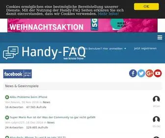 Handy-Faq.de(Deutschlands) Screenshot