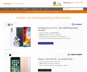Handy-MC.de(Online Handyshop für günstige Handys mit Vertrag) Screenshot