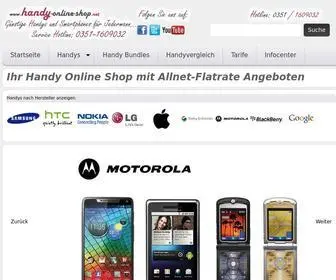 Handy-Online-Shop.net(Ihr Handy Online Shop) Screenshot