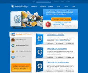 Handybackup.eu(Software de copia de seguridad para Windows PC y Server) Screenshot