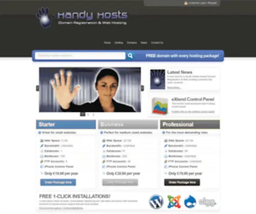 Handyhosts.co.uk(Handyhosts) Screenshot