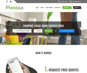 Handylo.com(Connecting People with Handy Locals) Screenshot