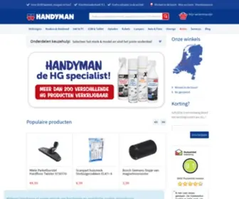 Handyman.nl(Bestel online onderdelen en accessoires) Screenshot