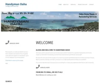 Handymanoahu.com(Handyman Oahu) Screenshot