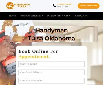 Handymanservicestulsa.com(Handyman Services Tulsa Oklahoma) Screenshot