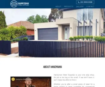 Handymansteel.com.au(Handyman Steel Supplies) Screenshot