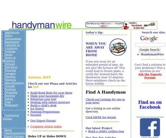 Handymanwire.com(Expert Advice and help for do) Screenshot