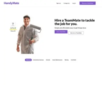 Handymate.ca(Simple and affordable ways to get things done) Screenshot