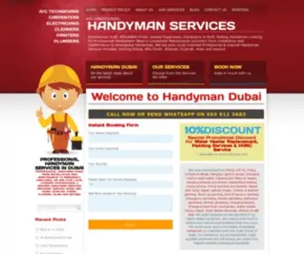 Handymendubai.com(Handyman Dubai) Screenshot
