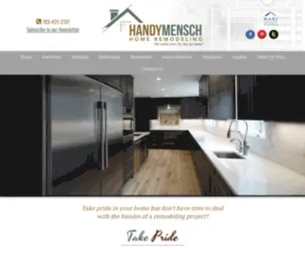 Handymensch.com(HandyMensch Home Remodeling) Screenshot