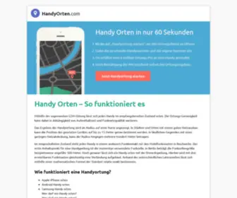 Handyorten.com(Handy Orten Kostenlos in nur 60 Sekunden) Screenshot
