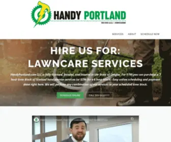 Handyportland.com(Licensed Handyperson Services in Portland) Screenshot