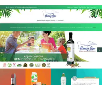 Handyspacyprus.com(Handmade Organic Products Cyprus) Screenshot