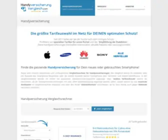 HandyversicherungVergleich.com(➽ Handyversicherung online abschließen ✅ Größte Auswahl im Netz inkl. CHIP Testsieger) Screenshot