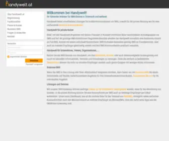 Handywelt.at(Ihr Anbieter für SMS) Screenshot