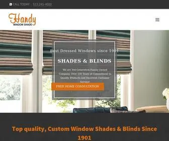 Handywindowshade.com(Handy Window Shade) Screenshot