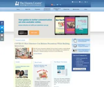 Hanen.org(The Hanen Centre) Screenshot