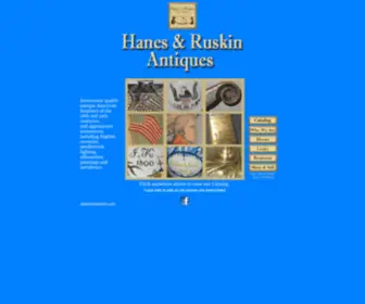 Hanesandruskin.com(Hanes & Ruskin Antiques) Screenshot
