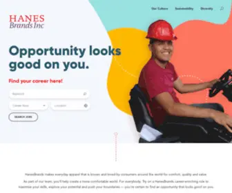 Hanescareers.com(Hanesbrands Inc) Screenshot