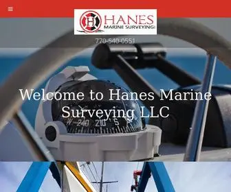 Hanesmarinesurveying.com(Hanes Marine Surveying LLC) Screenshot