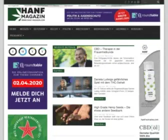 Hanf-Magazin.com(Das unabhängige Hanf Magazin) Screenshot