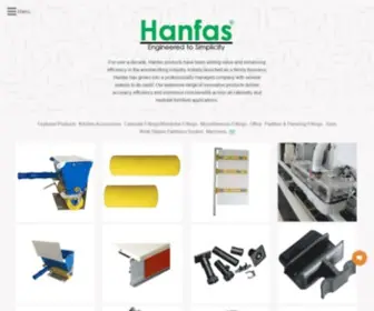 Hanfas.com(Woodworking Machinery Manufacturers) Screenshot