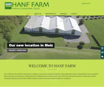 Hanffarm.com(Home) Screenshot