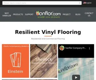 Hanflor.com(China PVC vinyl flooring) Screenshot