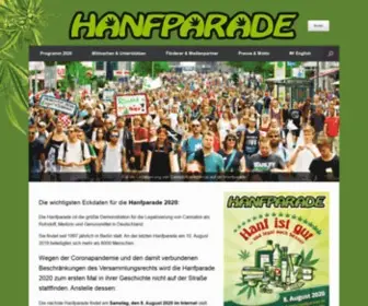 Hanfparade.de(Das war die Hanfparade 2023 #Umzug This was Hanfparade 2023 #rally Es ist notwendig) Screenshot