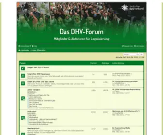 HanfVerband-Forum.de(Übersicht) Screenshot