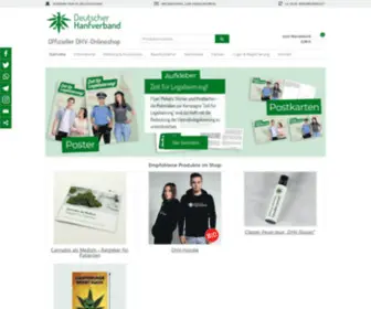 HanfVerband-Shop.de(DHV Onlineshop) Screenshot