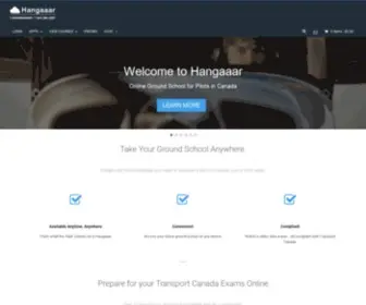 Hangaaar.com(Online Ground School for Pilots in Canada) Screenshot