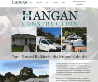 Hangan.com.au(Hangan Construction) Screenshot