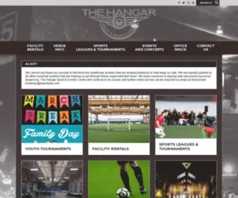 Hangarsportevents.com(Hangar Sports Events) Screenshot