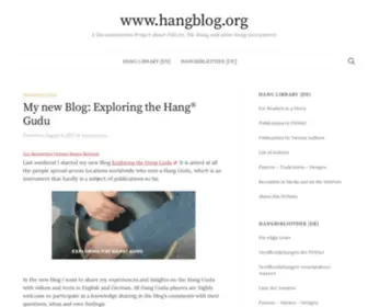 Hangblog.org(A Documentation Project about PANArt) Screenshot