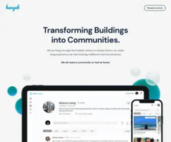 Hangeh.com(Residential Community Living Platform) Screenshot