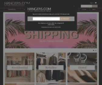 Hangers.com(Huge Savings on Wooden) Screenshot