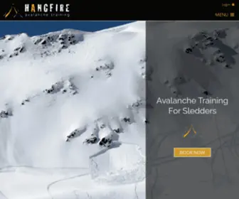 Hangfiretraining.com(Avalanche Skills Training) Screenshot